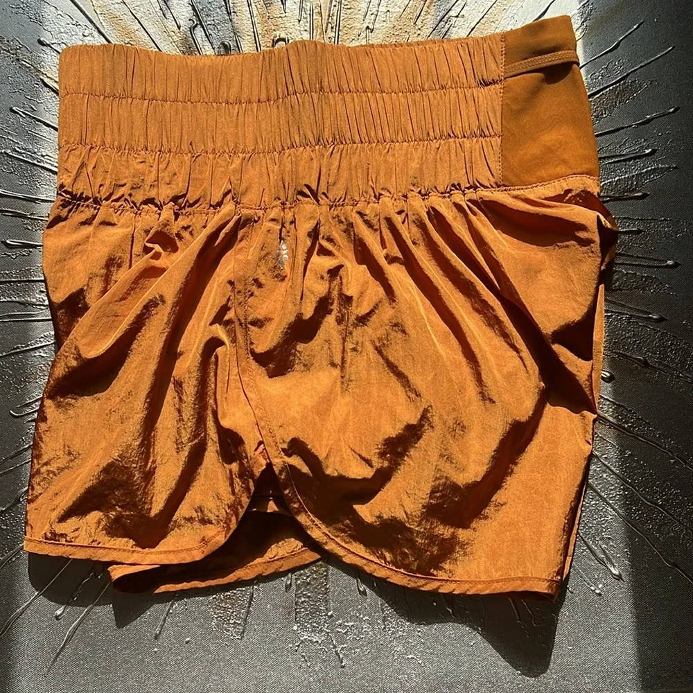 Free People FP Movement The Way Home Shorts in Honey Mallow